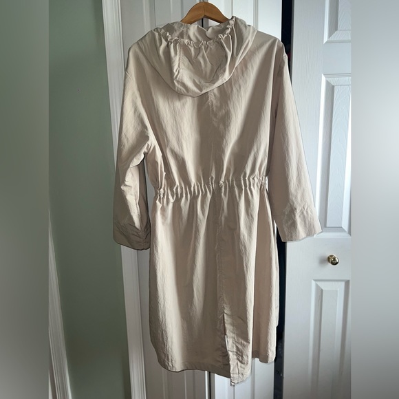 ZARA HOODED PARKA WITH DRAW STRING WAIST - Picture 5 of 7